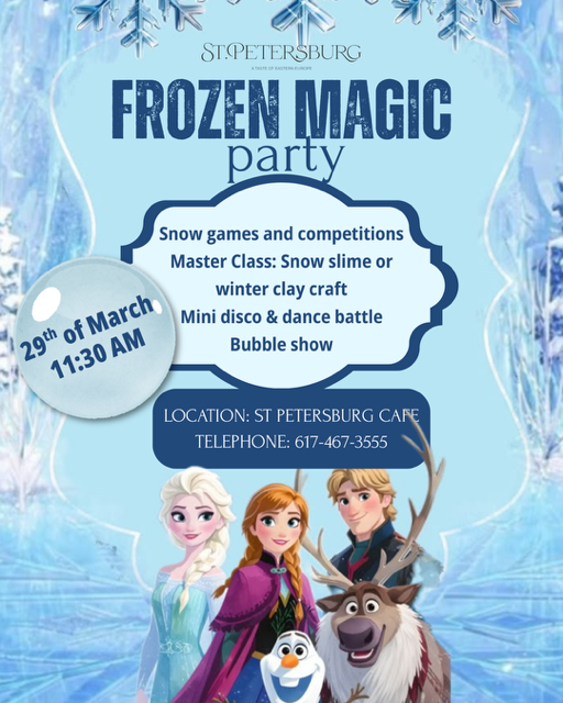 Frozen Magic party at St Petersburg Cafe