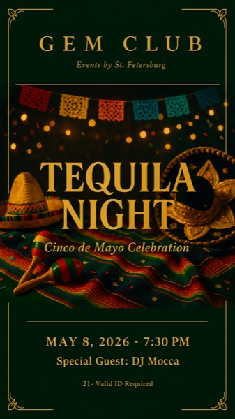 Tequila Night at Cafe St. Petersburg